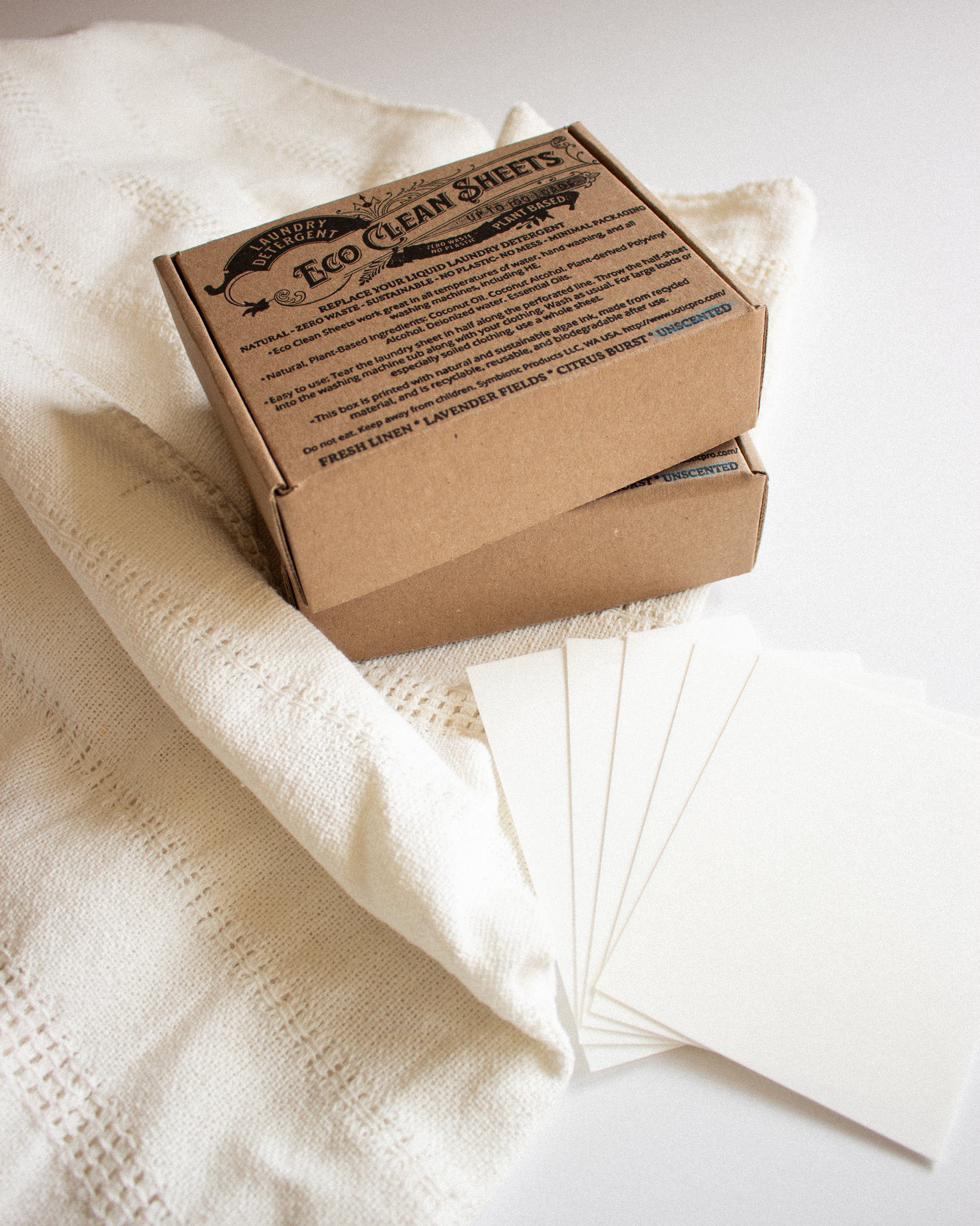 ECO CLEAN LAUNDRY DETERGENT SHEETS