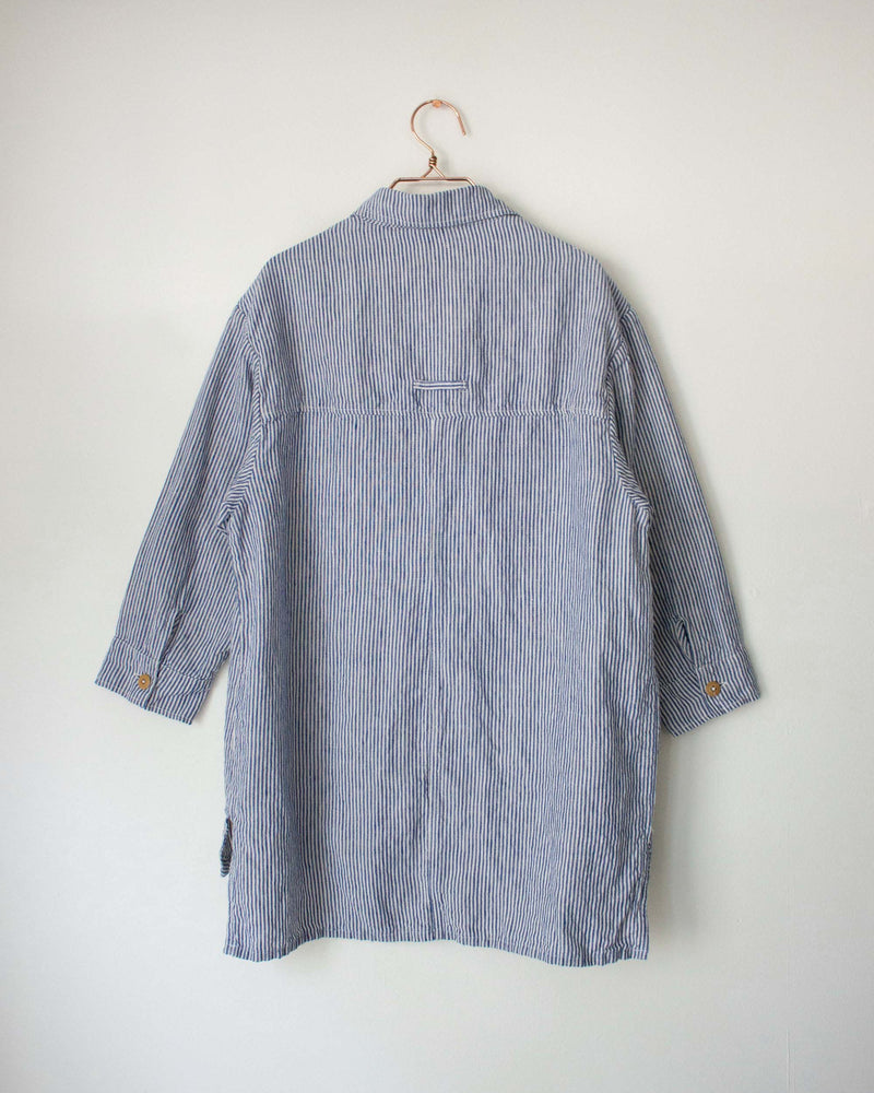 
            
                Load image into Gallery viewer, LENNY WORKSHIRT - FRENCH BLUE STRIPE
            
        