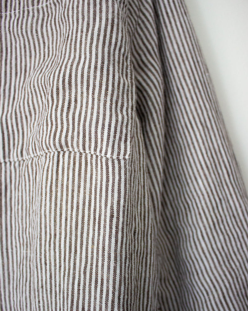 
            
                Load image into Gallery viewer, LENNY WORKSHIRT - COFFEE STRIPE
            
        