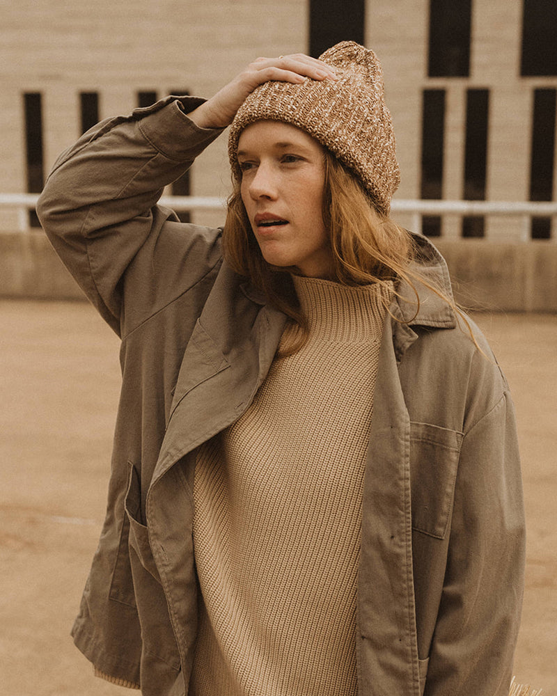 
            
                Load image into Gallery viewer, TAYLOR BEANIE - CARAMEL
            
        