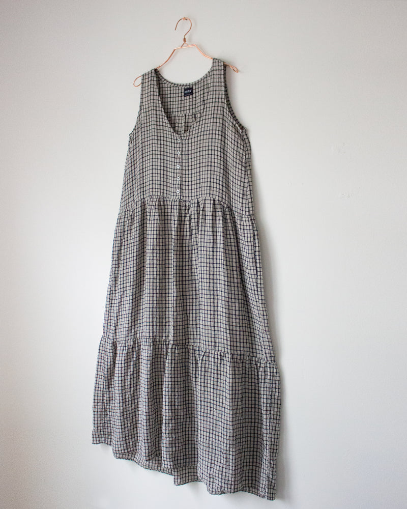 
            
                Load image into Gallery viewer, MARY DRESS - NOIR WINDOWPANE
            
        